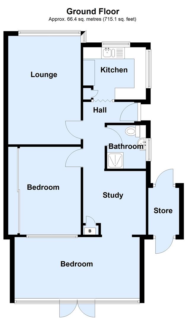 65, Sunset Road, Leeds floorplan