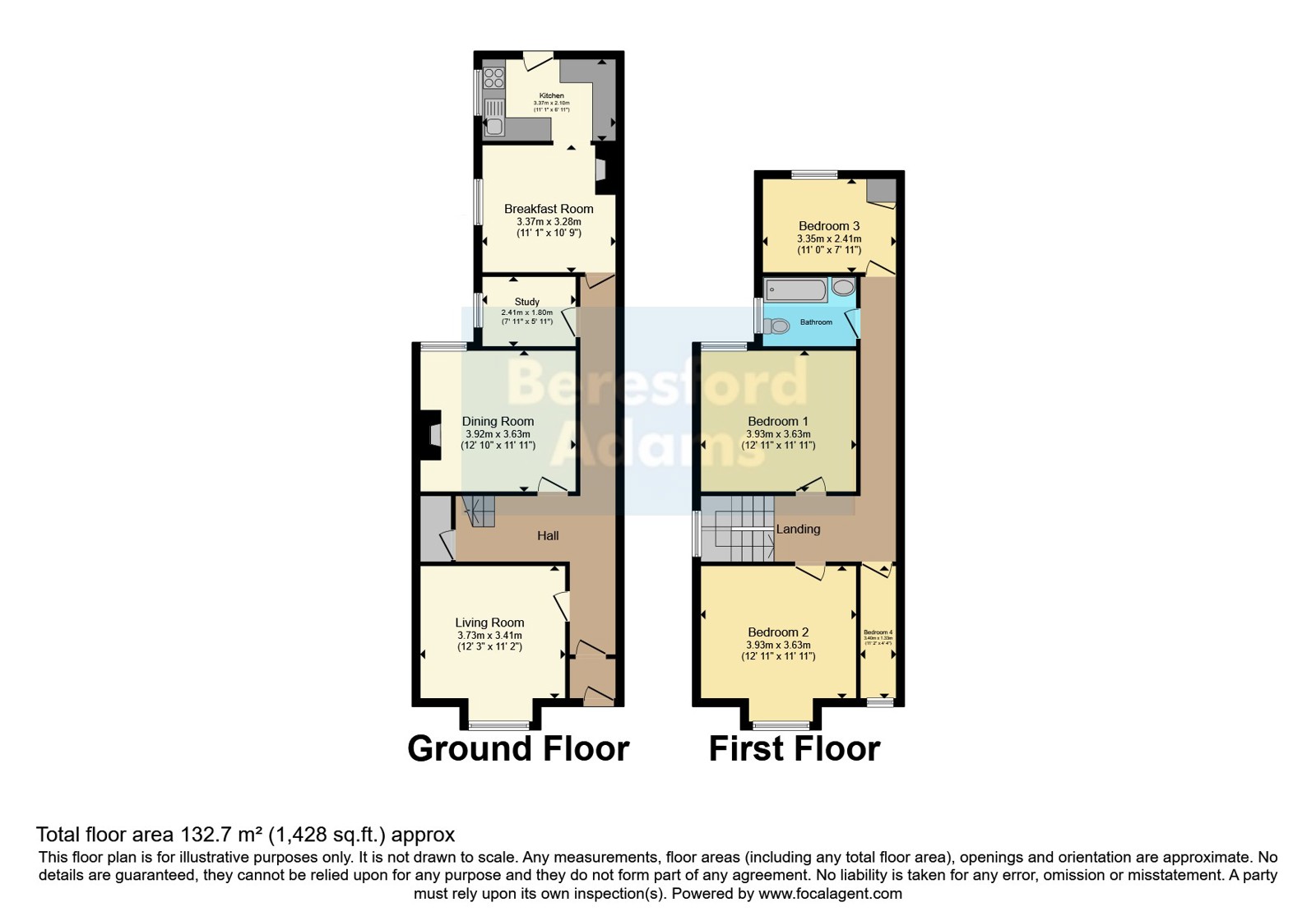 22, Bellevue Road, Wrexham floorplan