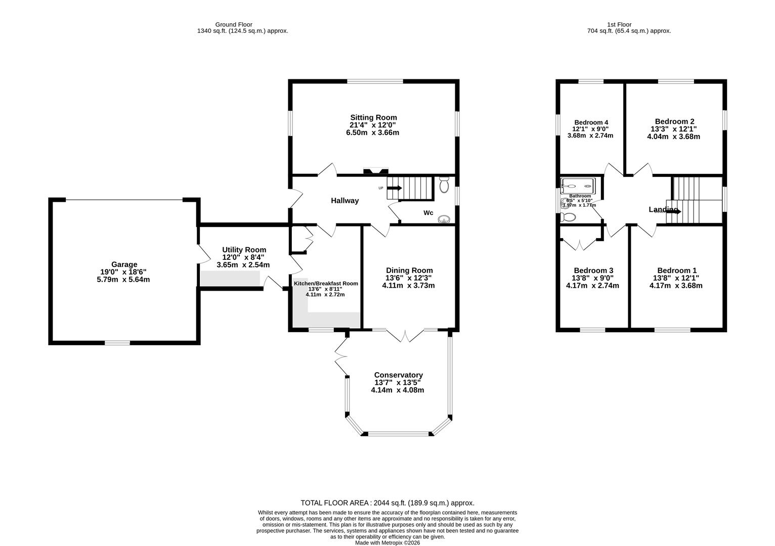 22, Hill View, York floorplan