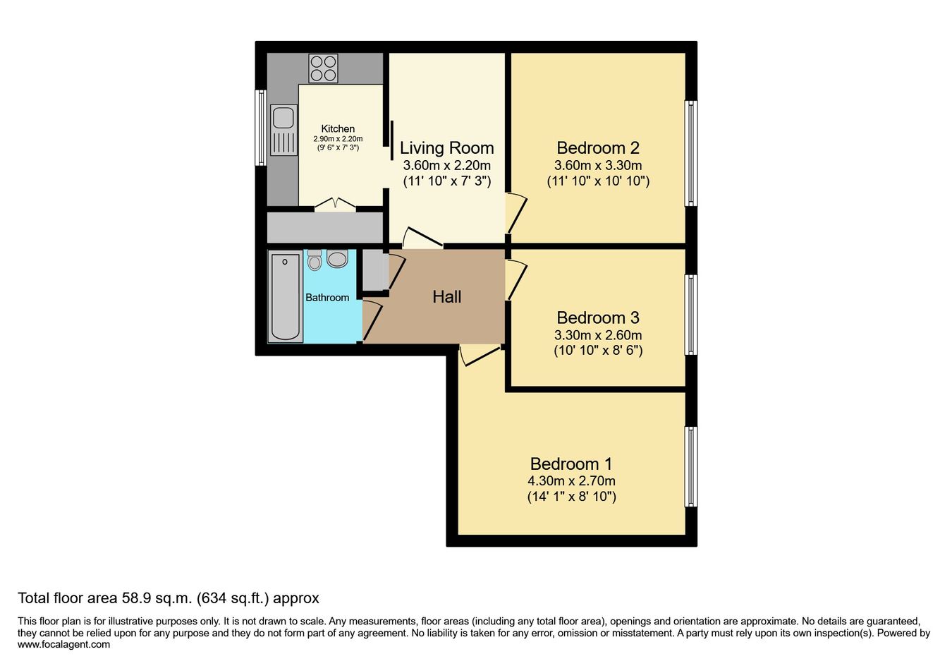 16d, Talland Avenue, Milton Keynes floorplan