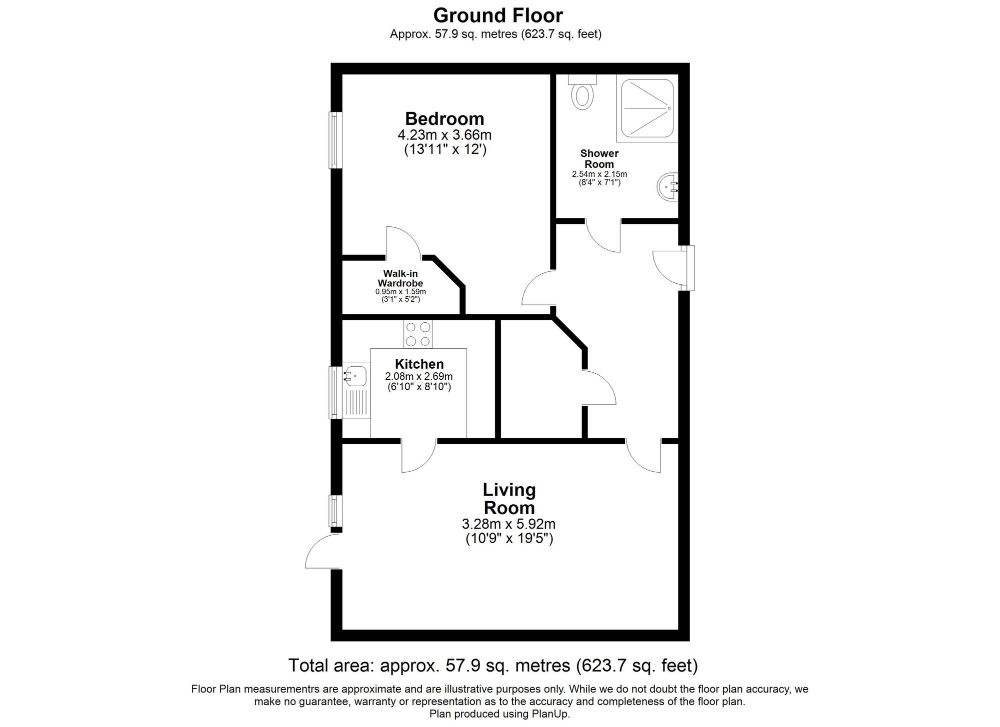 Flat 24, Jacob Place Edwin Gardens, Saffron Walden floorplan