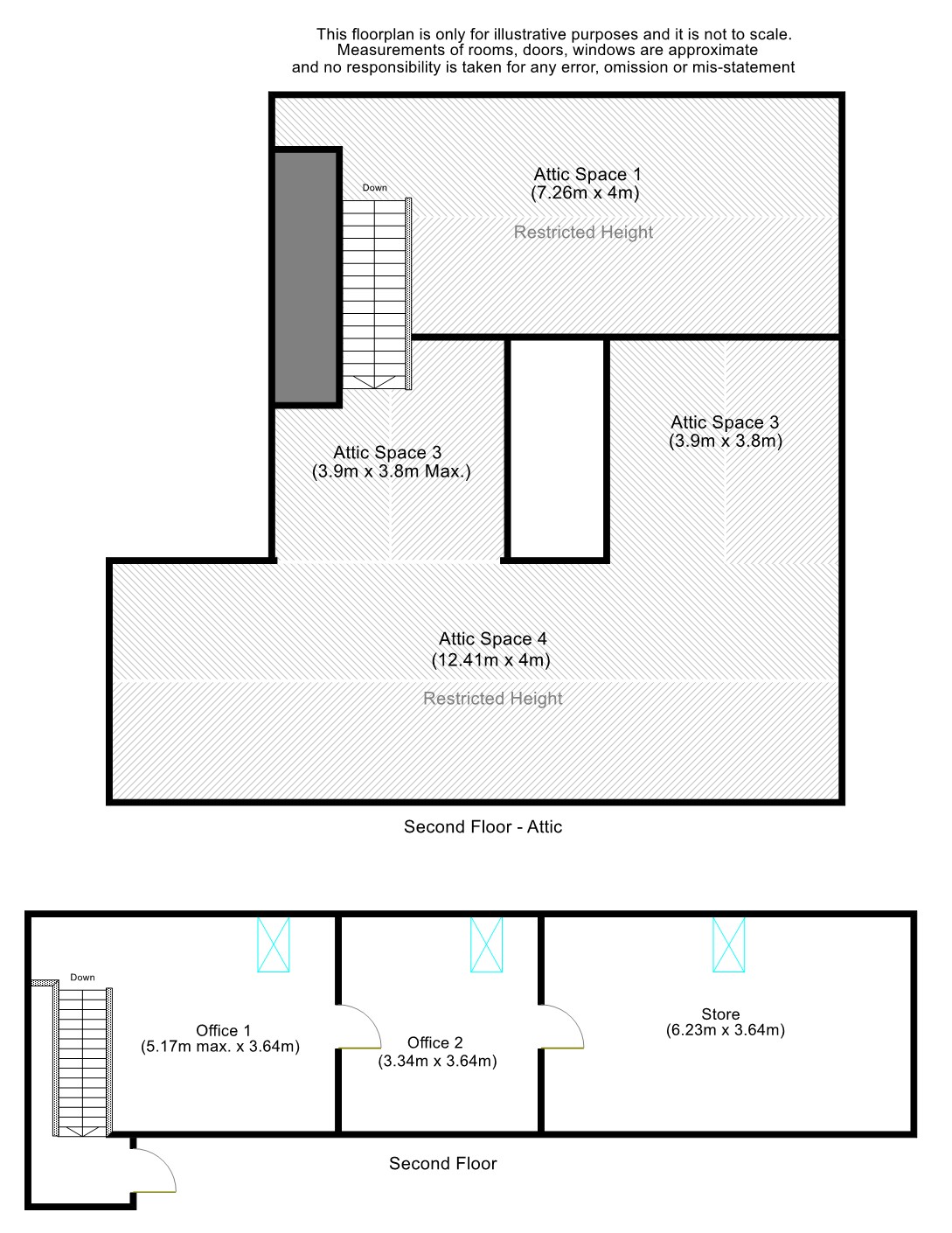 Heming & Co and Culvert House Buildings, The Square, Fareham floorplan
