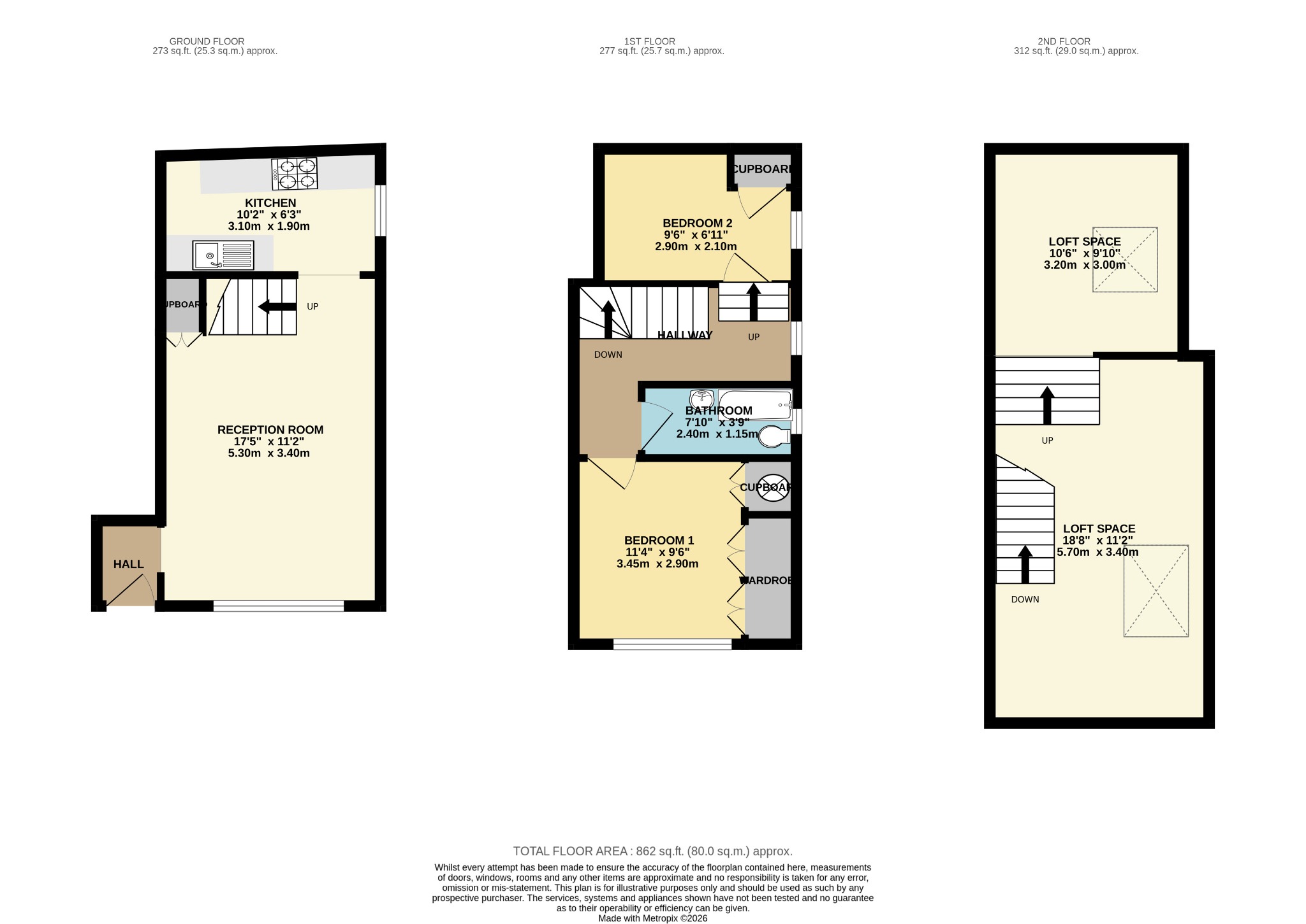 Farleys, The Strand, Exmouth floorplan