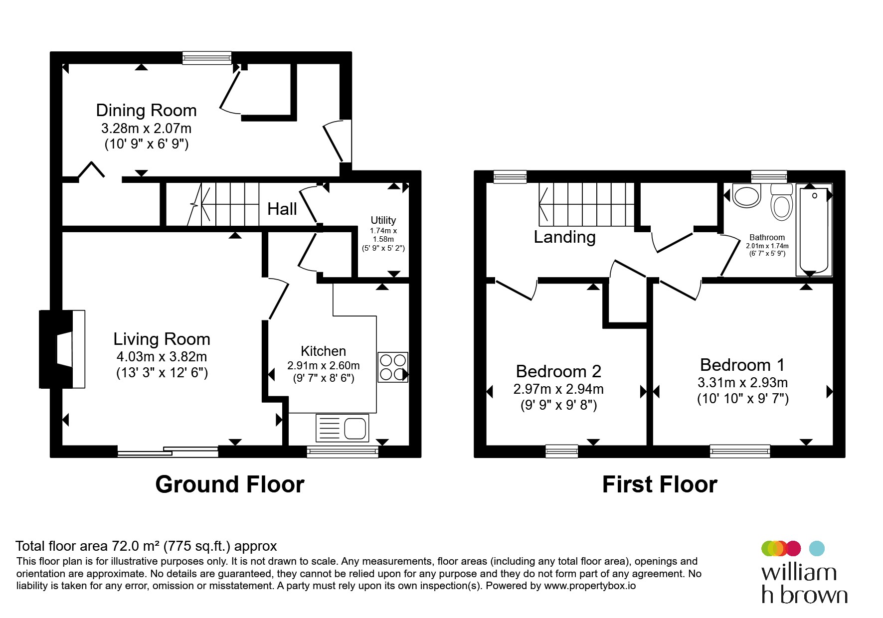 21, Royal Close, Leeds floorplan