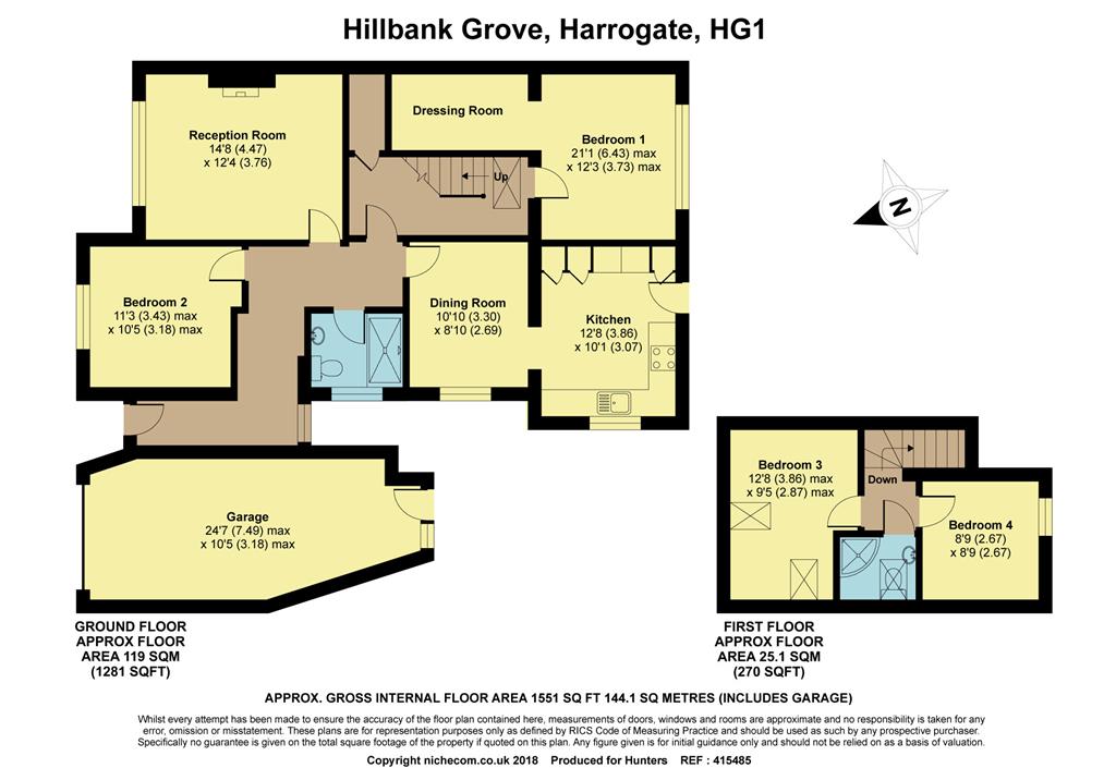 4 Bedrooms Semi-detached house for sale in Hillbank Grove, Harrogate HG1