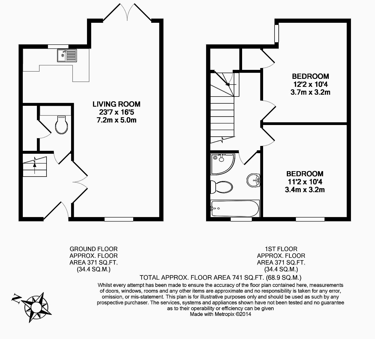 77, Upper East Hayes, Bath floorplan