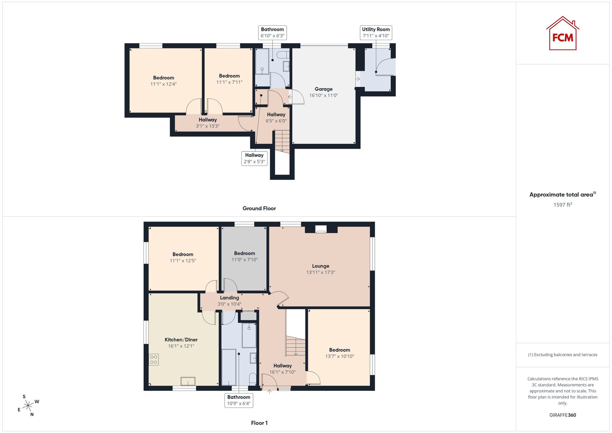 9 Alder Close, Whitehaven floorplan
