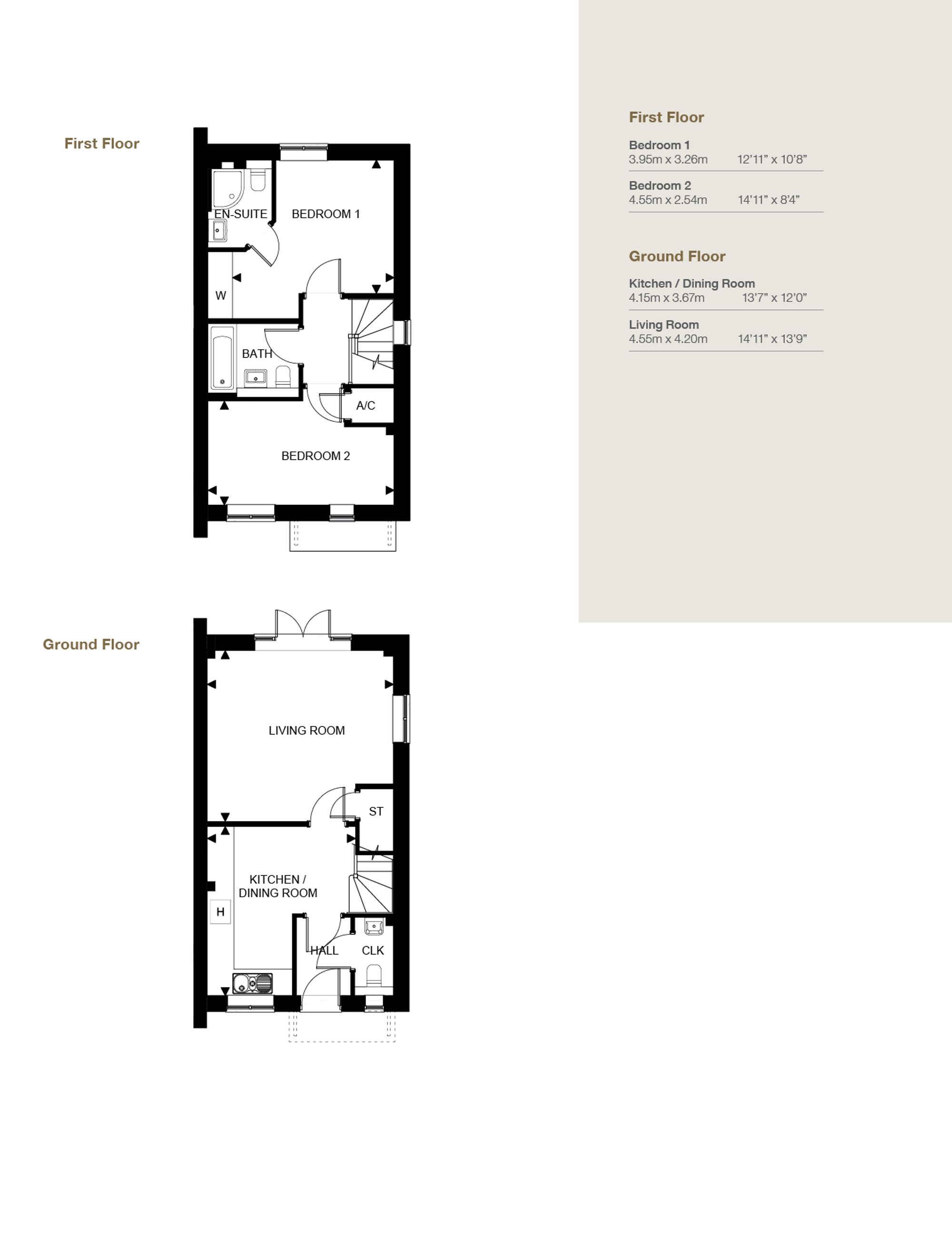 Plot 27, Deanfield Glade, Hook Norton floorplan