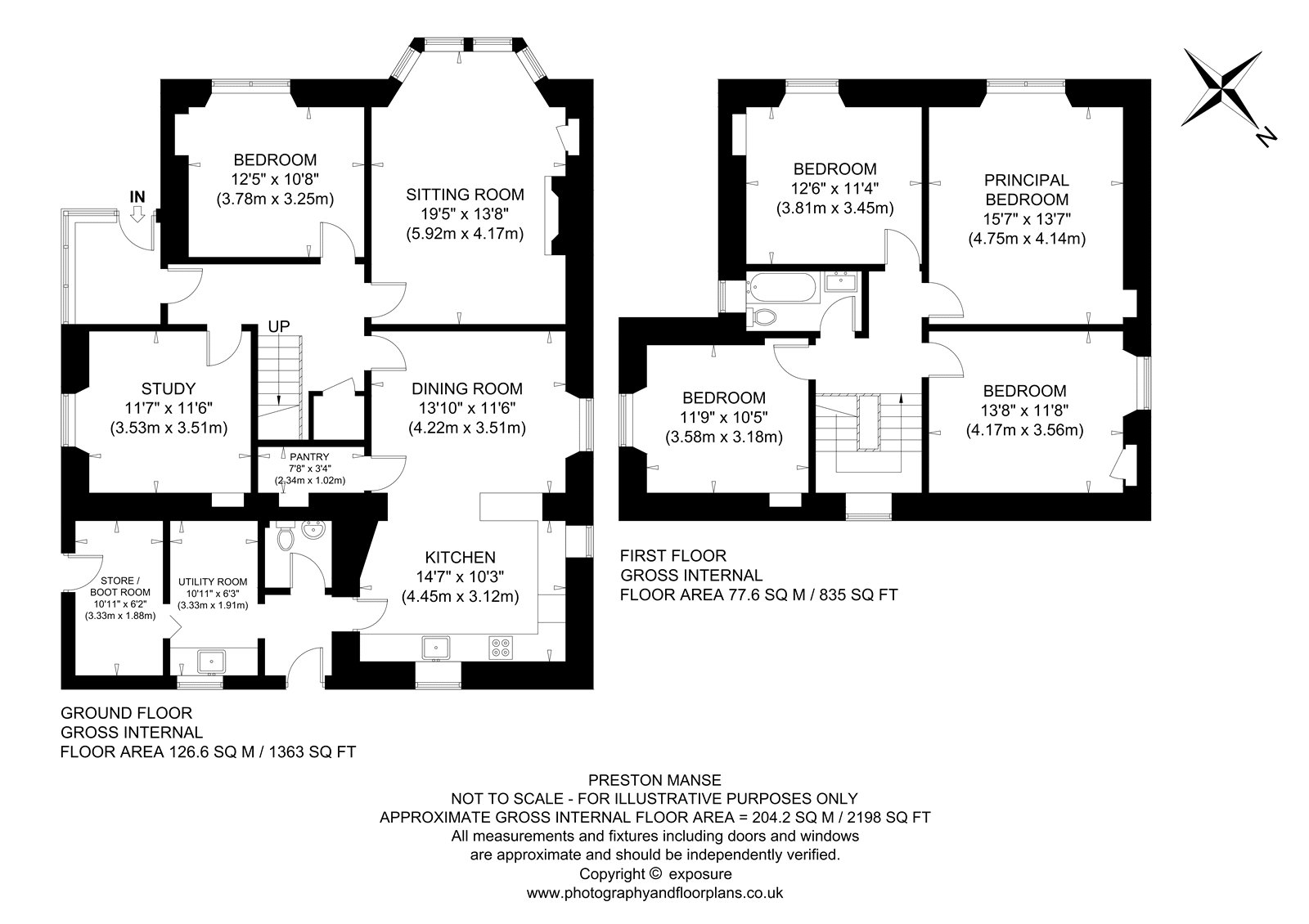 Preston Manse, Prestonpans floorplan