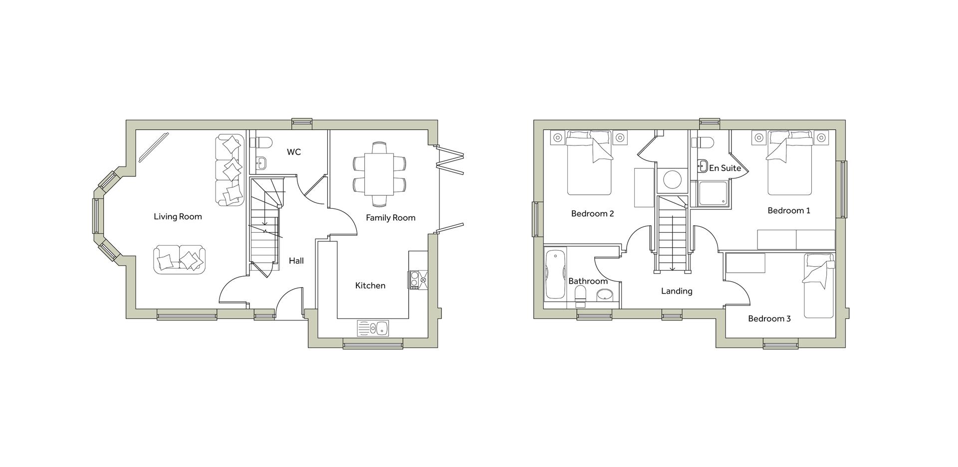 3 Bedrooms Detached house for sale in The Daffodil- Bay Window, Plot 44, Latchingdon Park, Latchingdon CM3