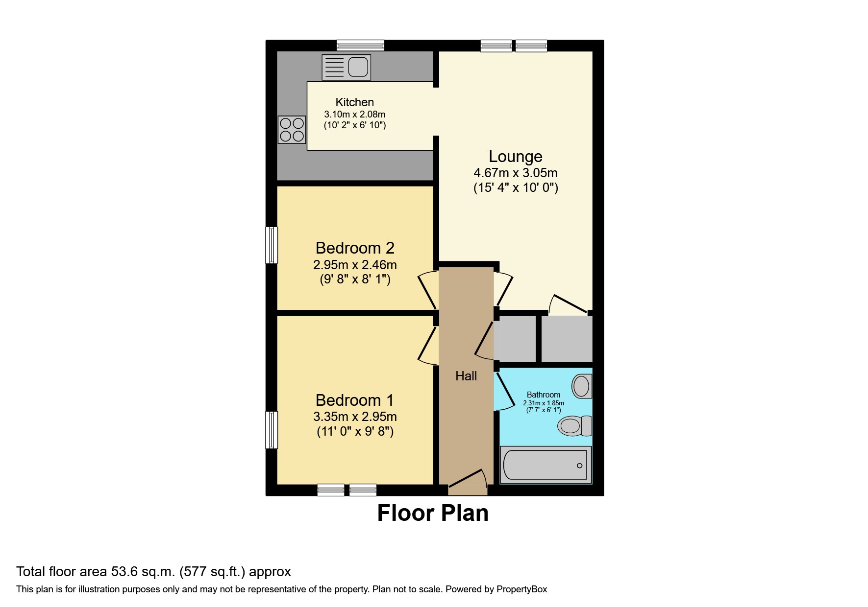 Landemann Circus, Weston-Super-Mare BS23, 2 bedroom flat for sale ...