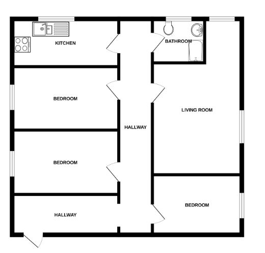 2F, Mellefont, Camberley floorplan