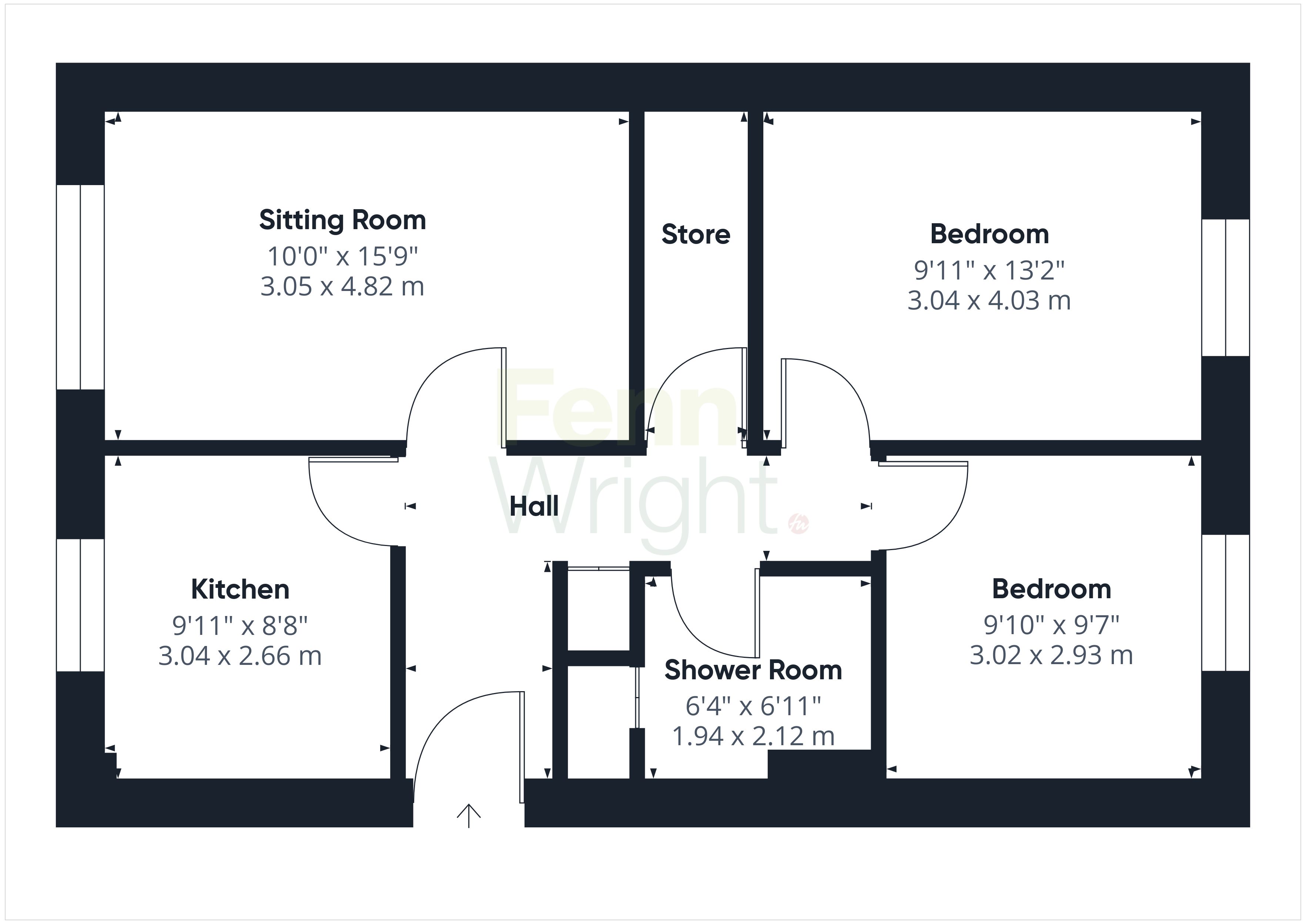 22 Oak House,, Hale Close, Suffolk floorplan
