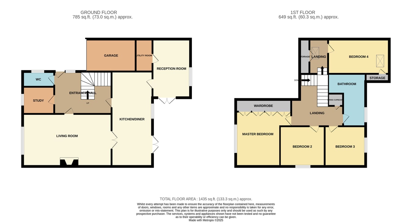 6, Pinetrees Close, Northampton floorplan