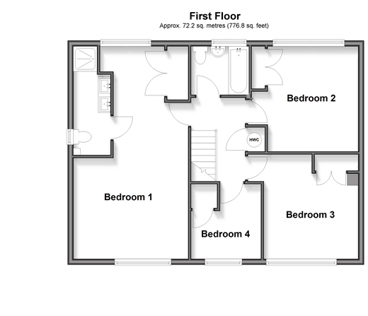 Martello Drive, Hythe floorplan