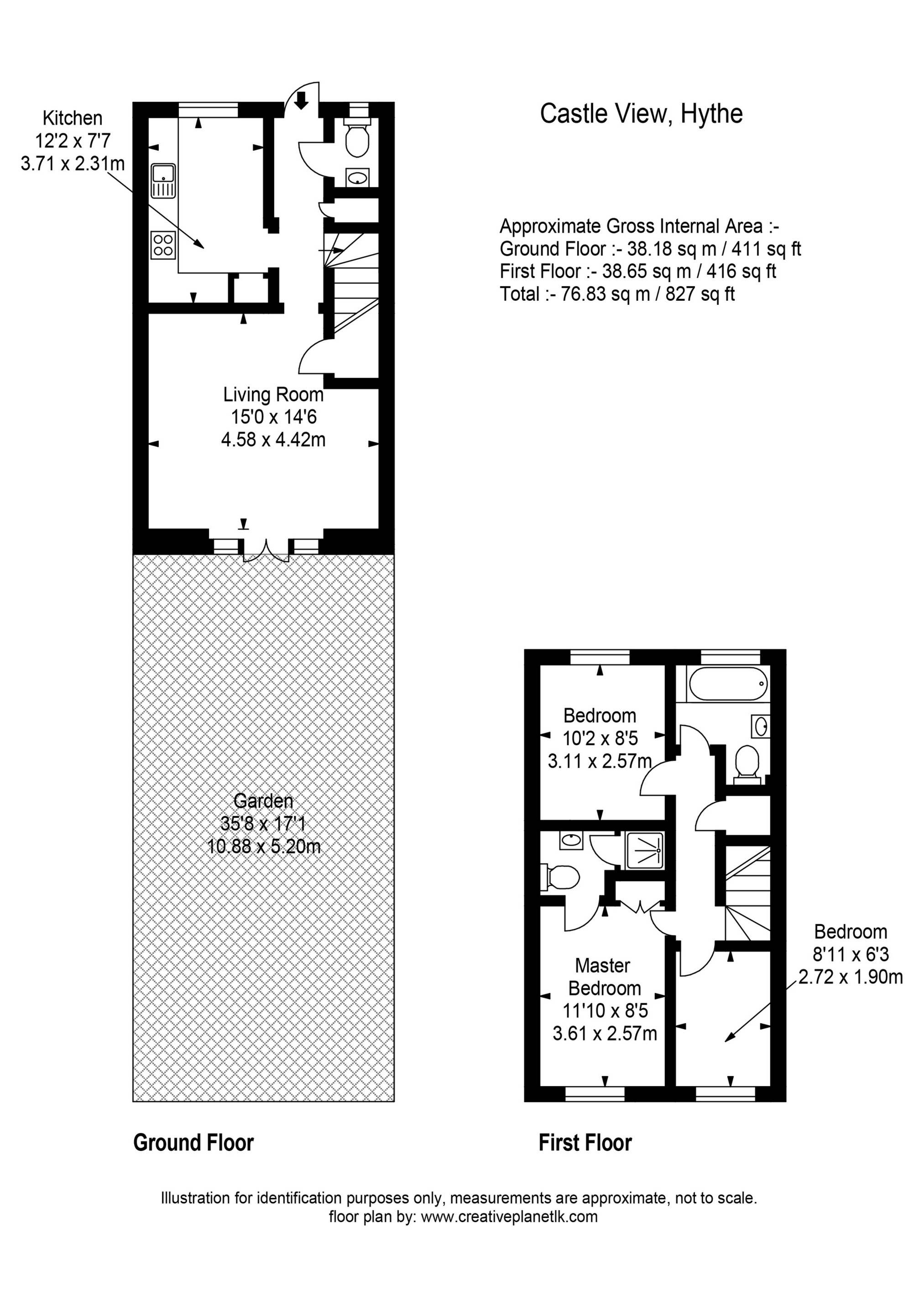 28, Castle View, Hythe floorplan