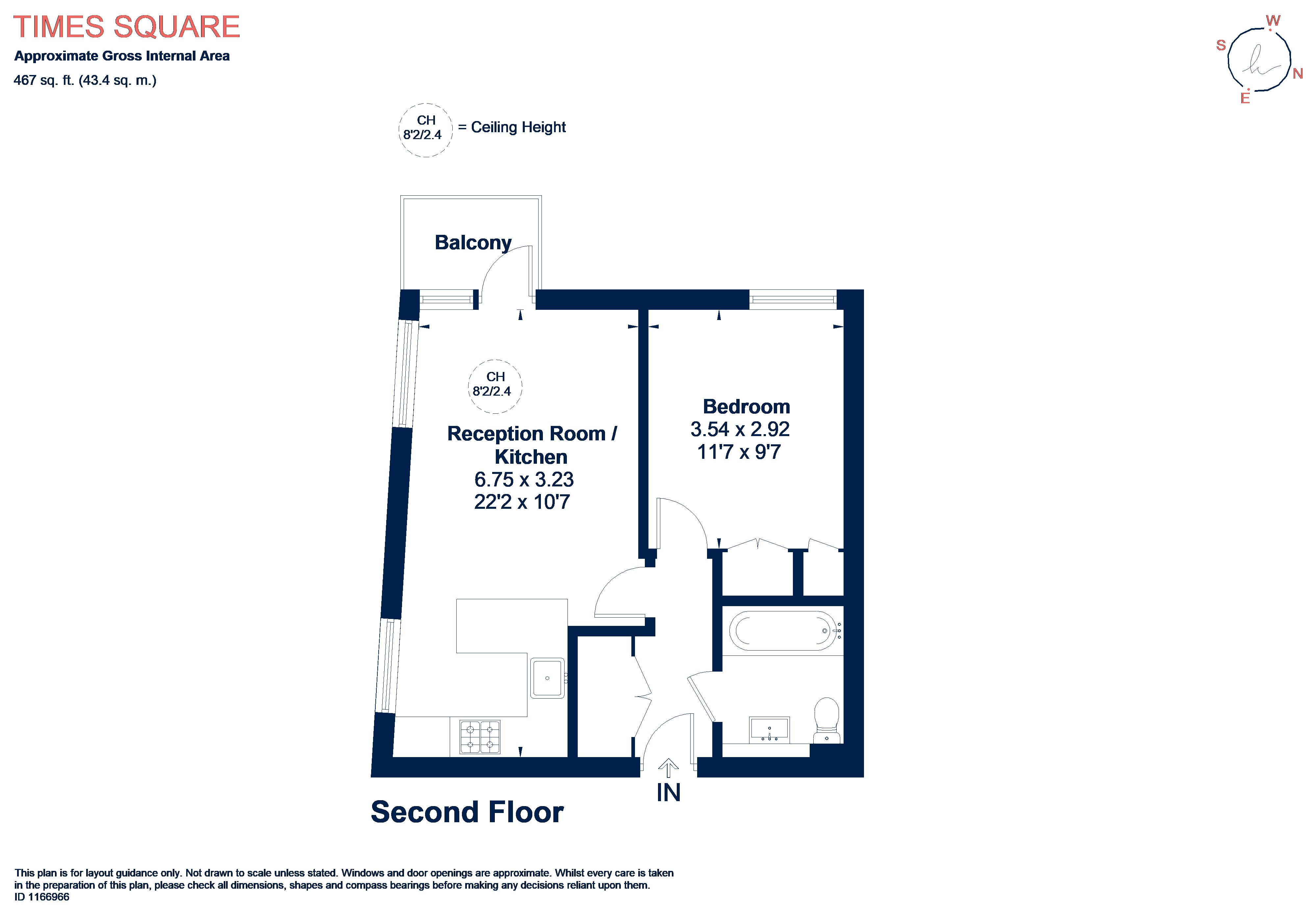 Times Square, London floorplan