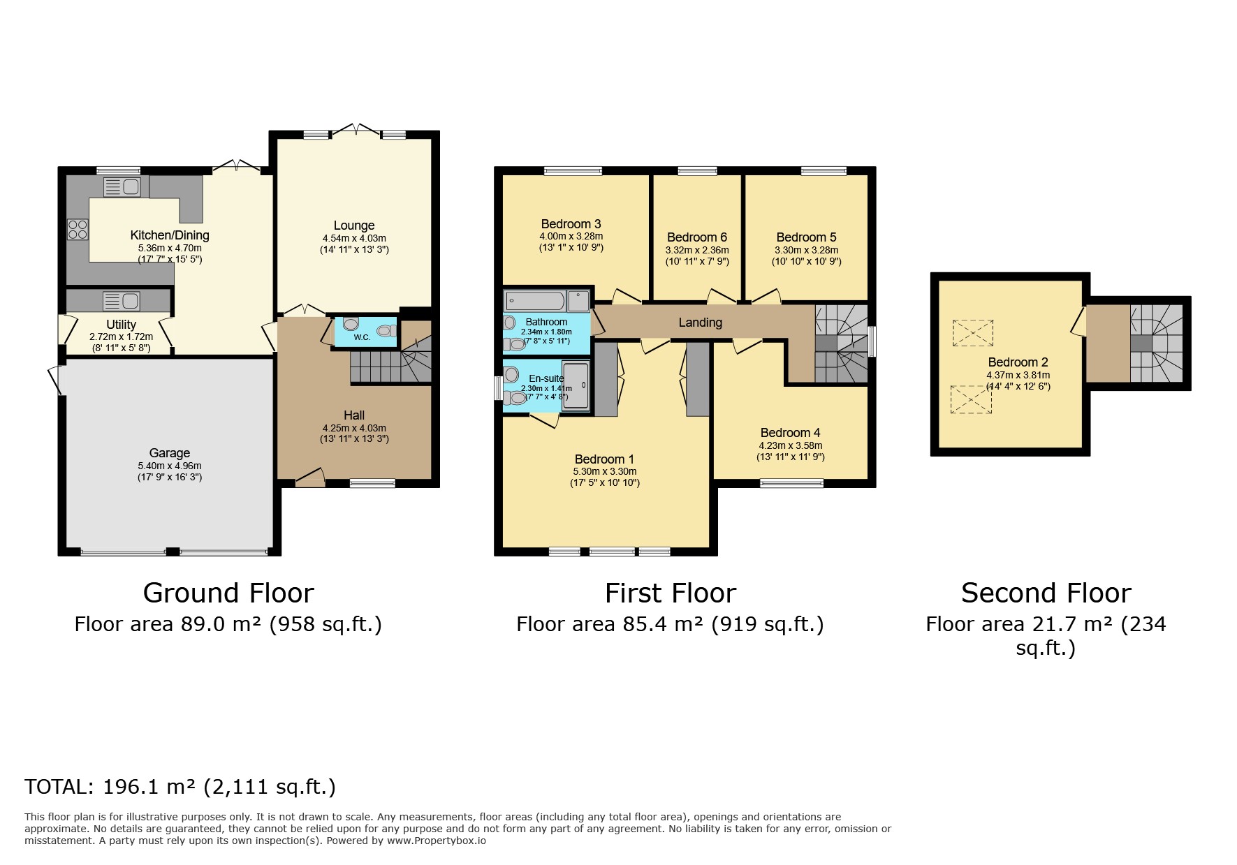 7, Yew Tree Avenue, Chester floorplan