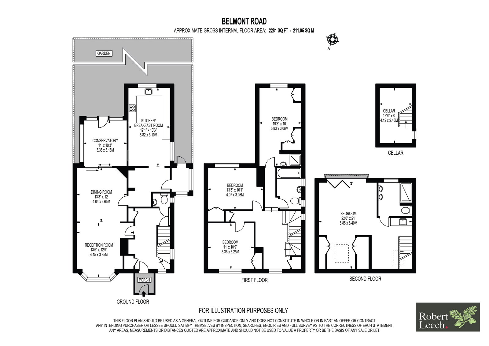 12, Belmont Road, Reigate floorplan