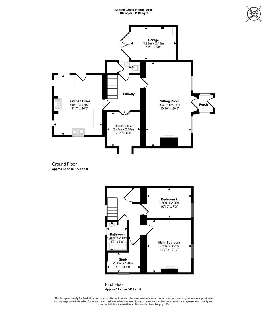 Shepards Cottage, Tomlins Lane, Gillingham floorplan