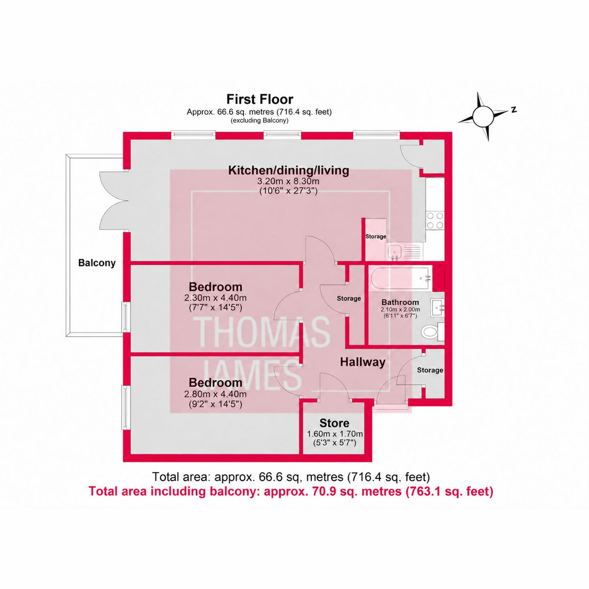 Palm Court, London floorplan