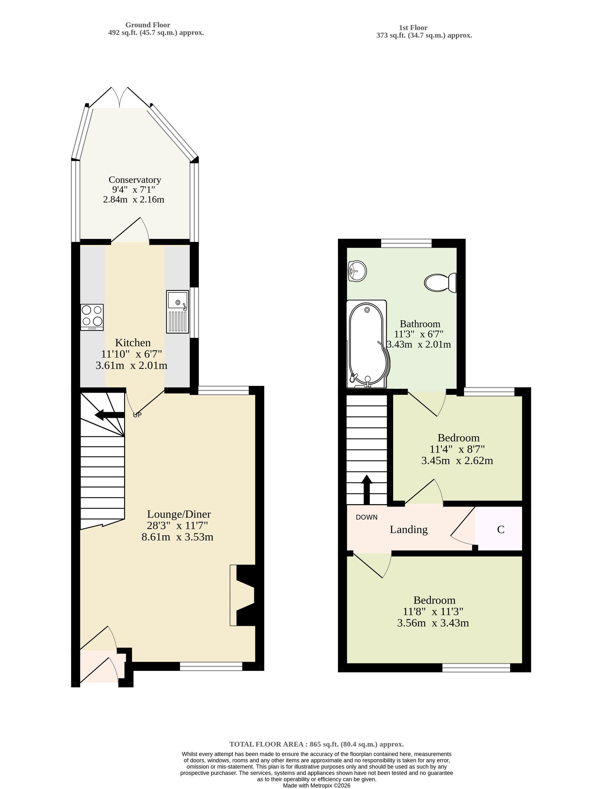 52 Avenue Road, Norwich floorplan