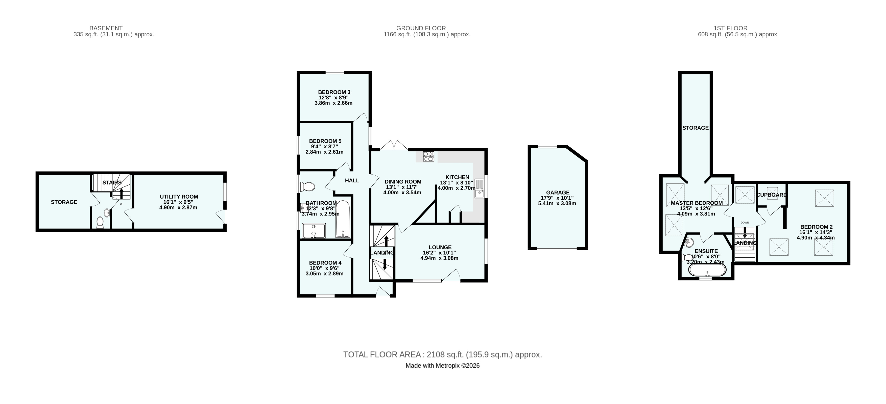 Bonair,, Hillcrest, Cornwall floorplan