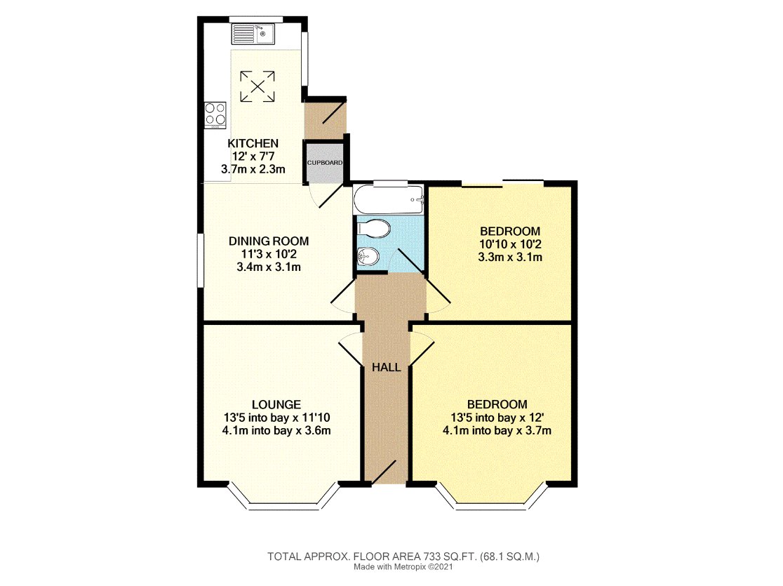 Jersey Avenue, Brislington, Bristol, BS4 floorplan