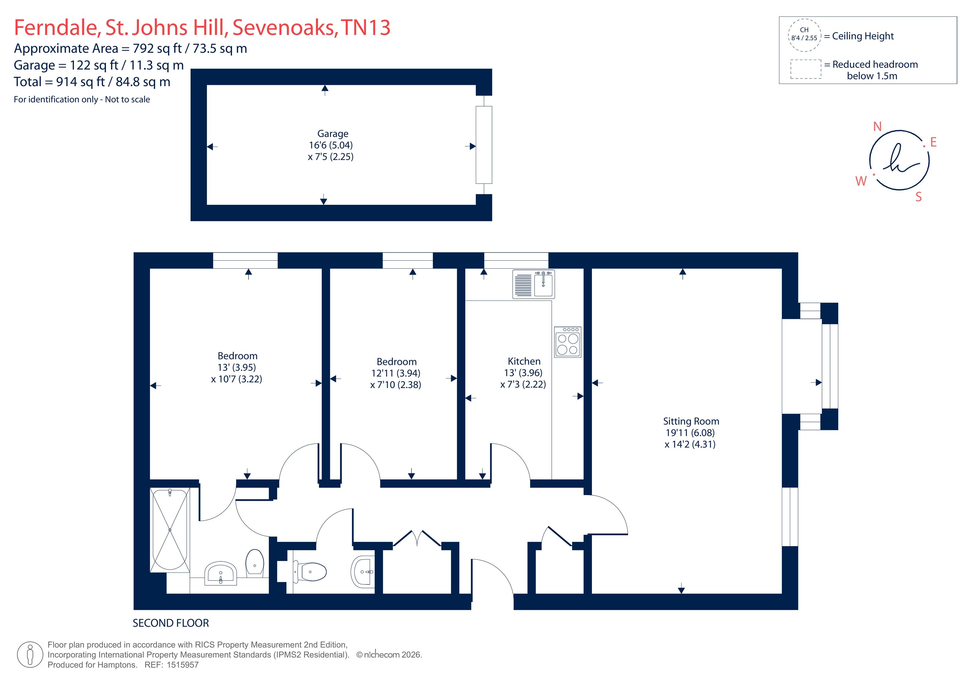 Flat 9, Ferndale, St. Johns Hill, Sevenoaks floorplan