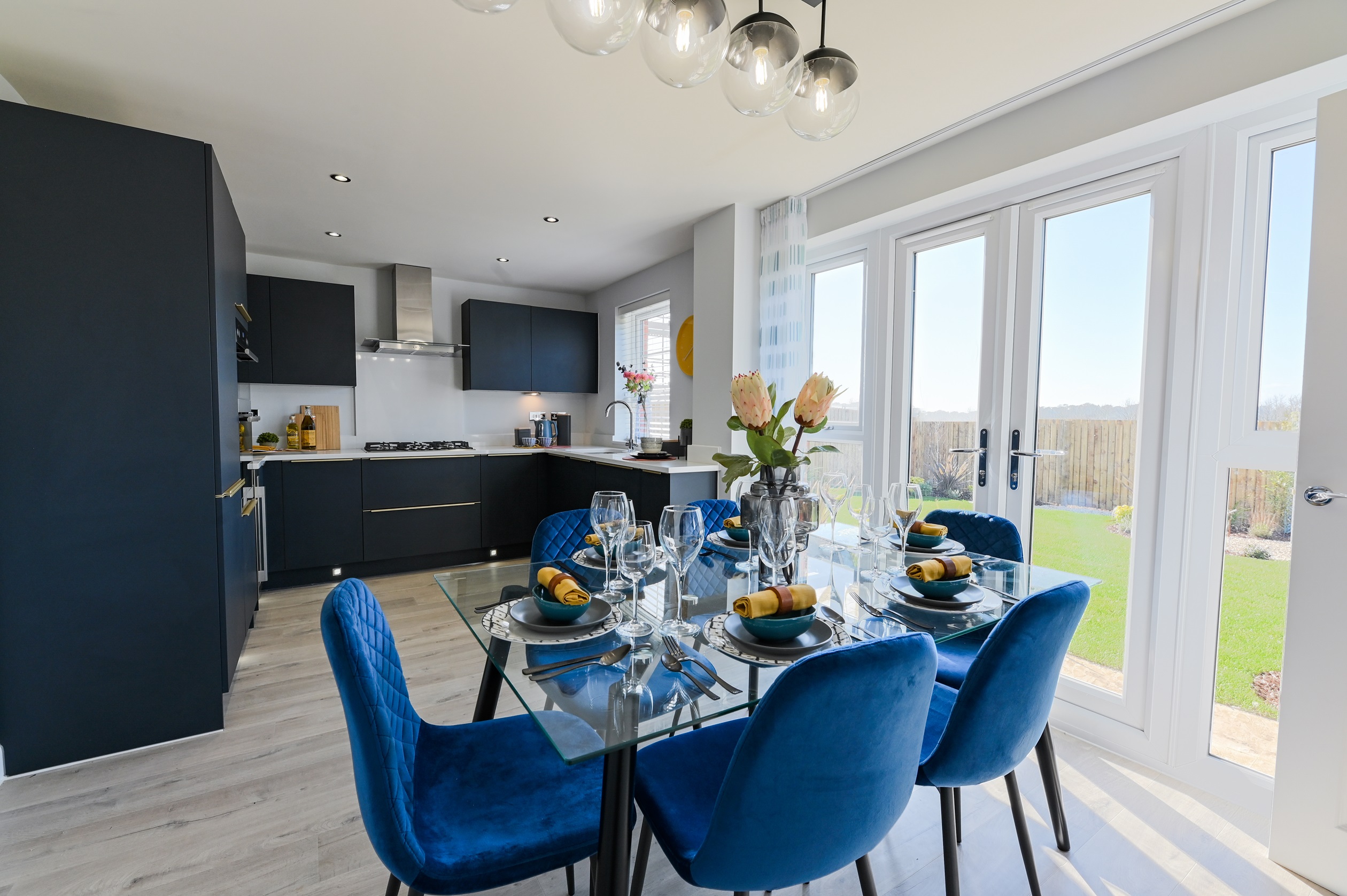 Property 2 of 10. Barratt Windermere 4 Bed Show Home In New Waltham, Wigmore Park French Doors