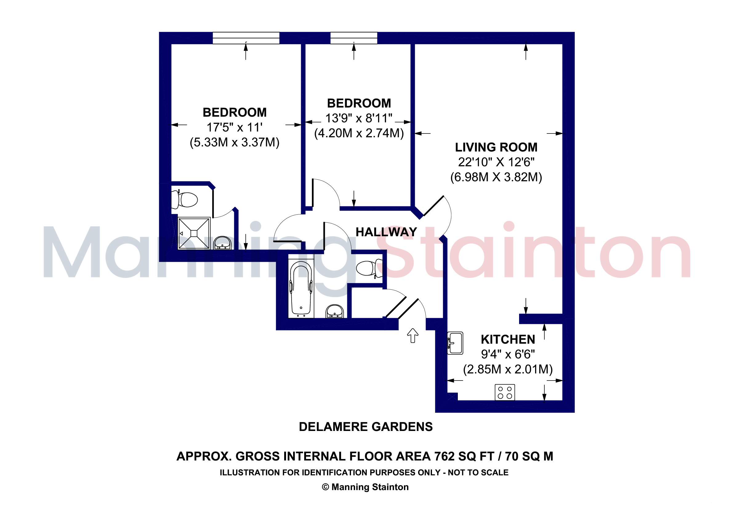 47, Delamere Gardens, Wakefield floorplan