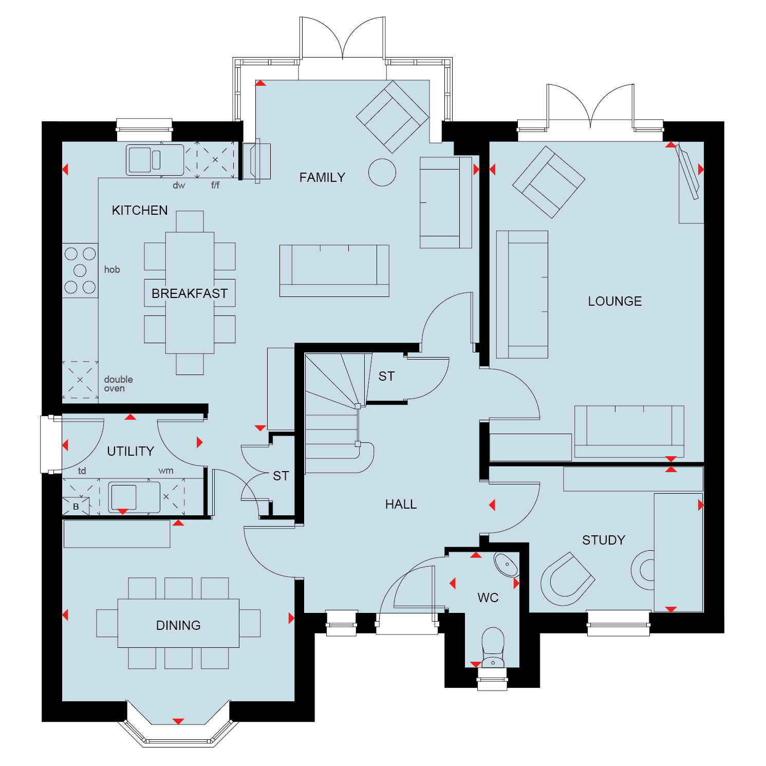 H879154, Sandwich Road, Deal floorplan