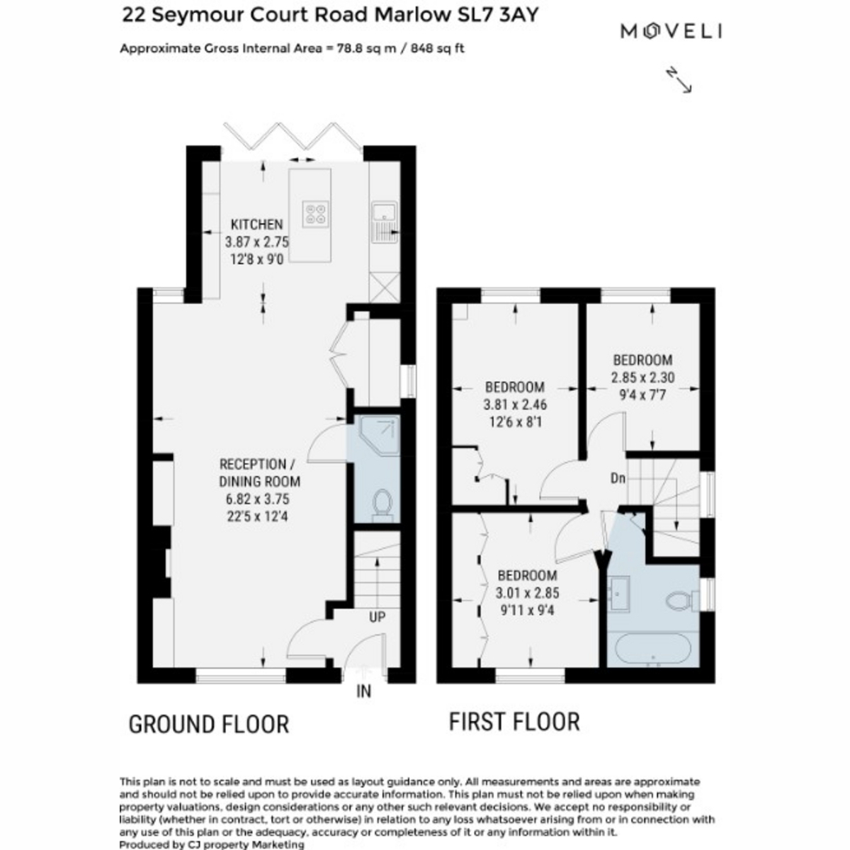 22, Seymour Court Road, Marlow floorplan
