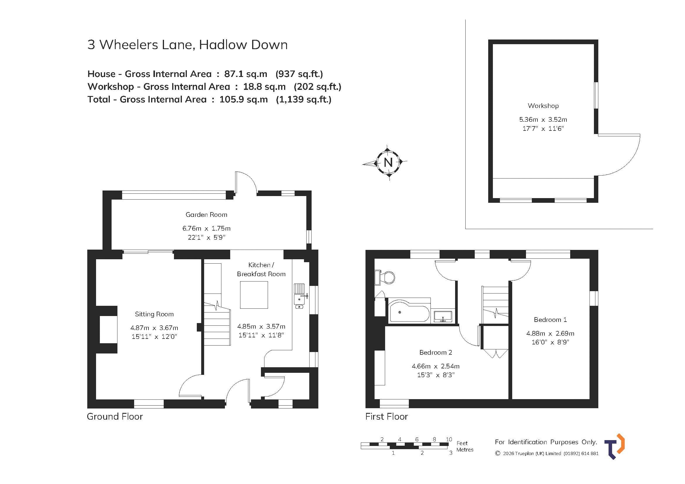 3, Wheelers Lane, Uckfield floorplan