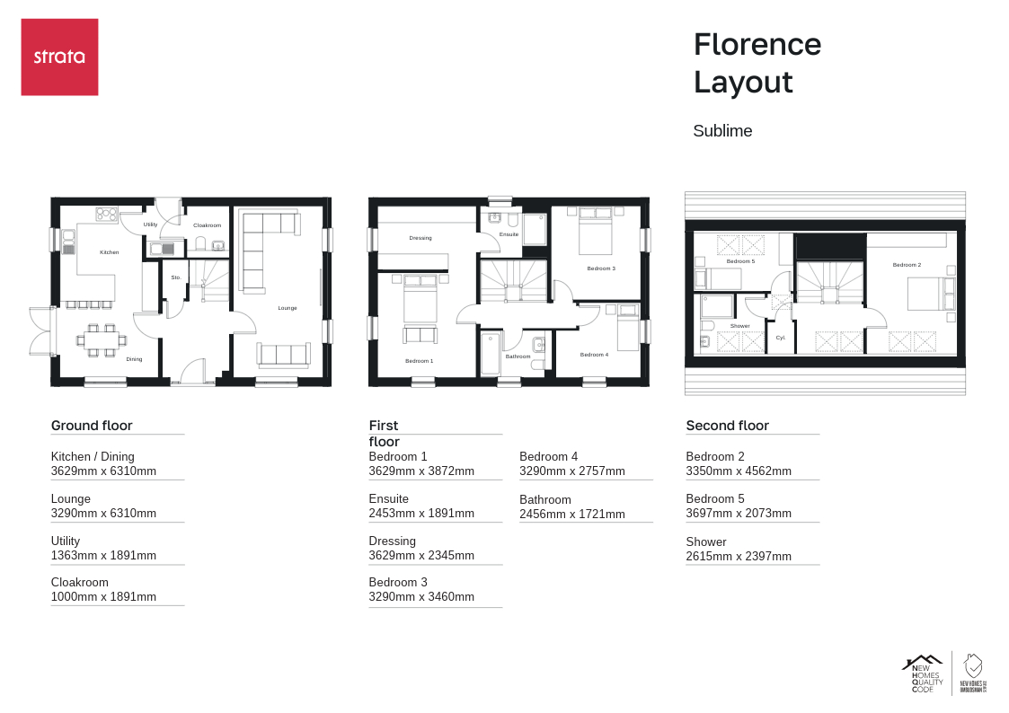 The Florence - 2,, Sublime, Edenthorpe floorplan