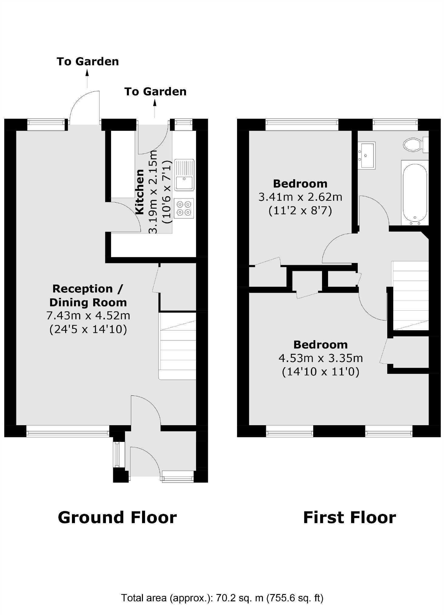 13, Carston Close, London floorplan