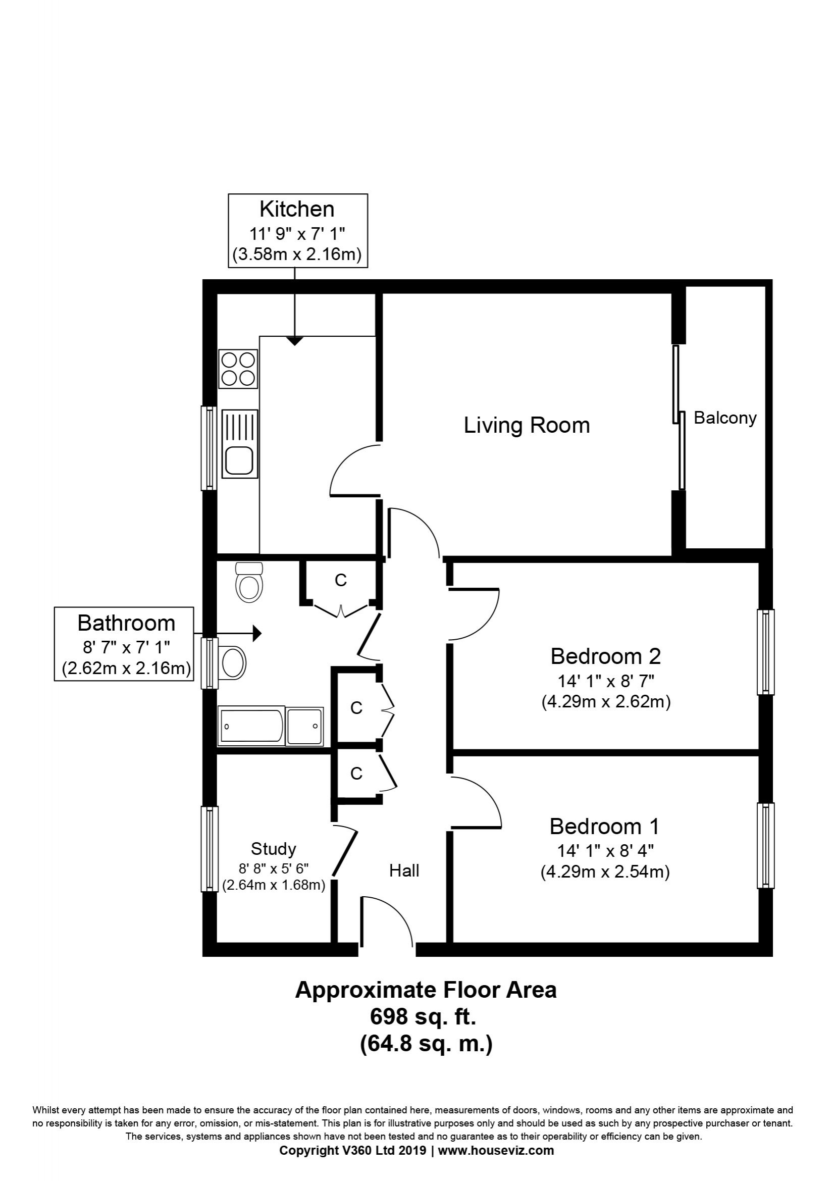 2 Bedrooms Flat for sale in Rannoch Drive, Renfrew, Renfrewshire PA4