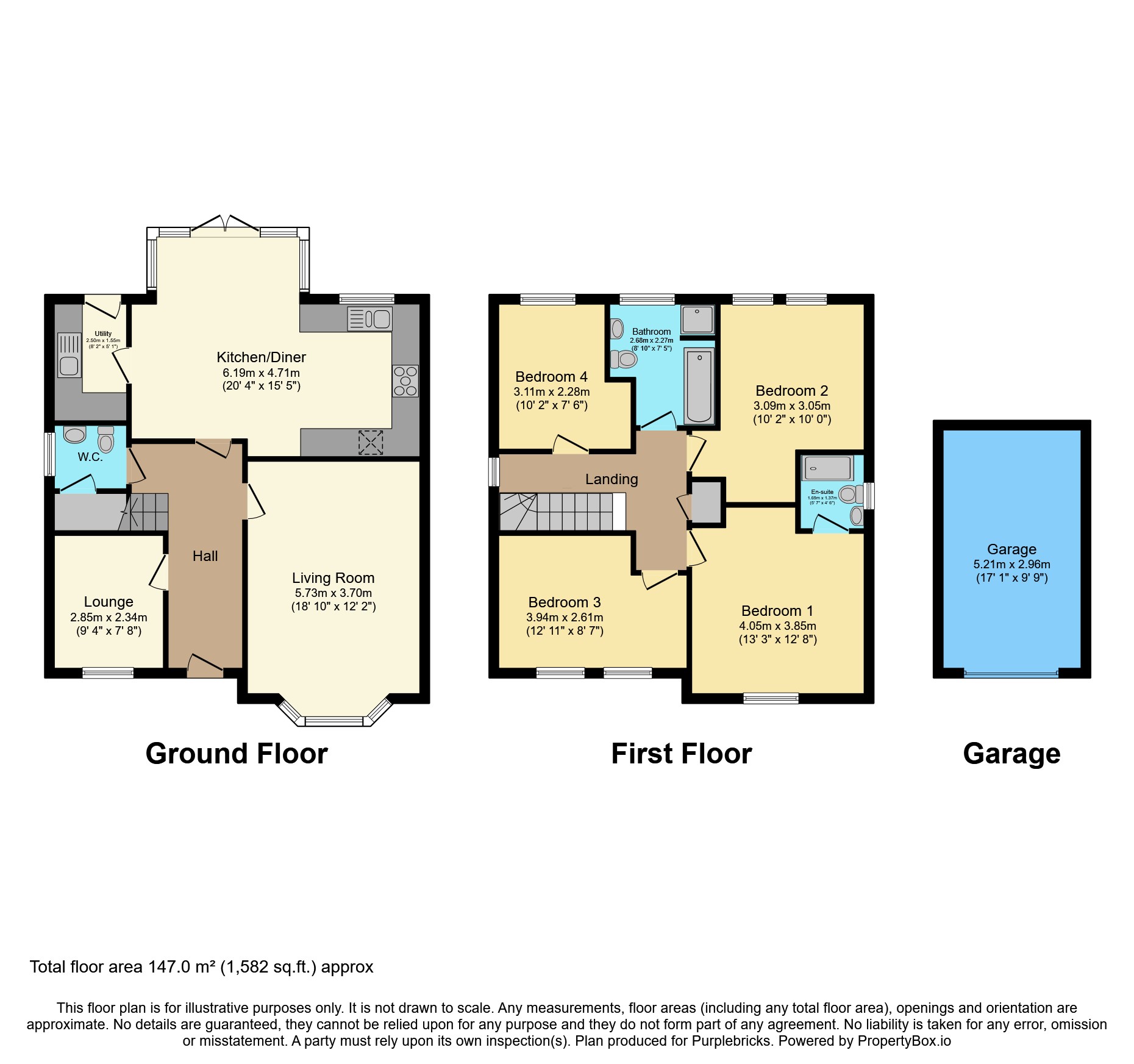 18, Castle Stead Drive, Cullingworth, Bradford floorplan