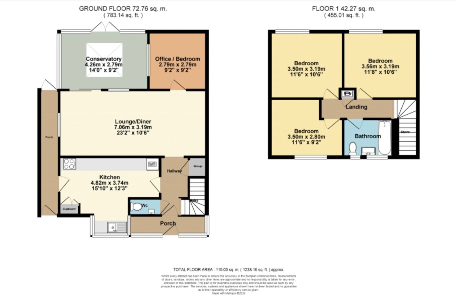25, The Warren Drive, Kent floorplan