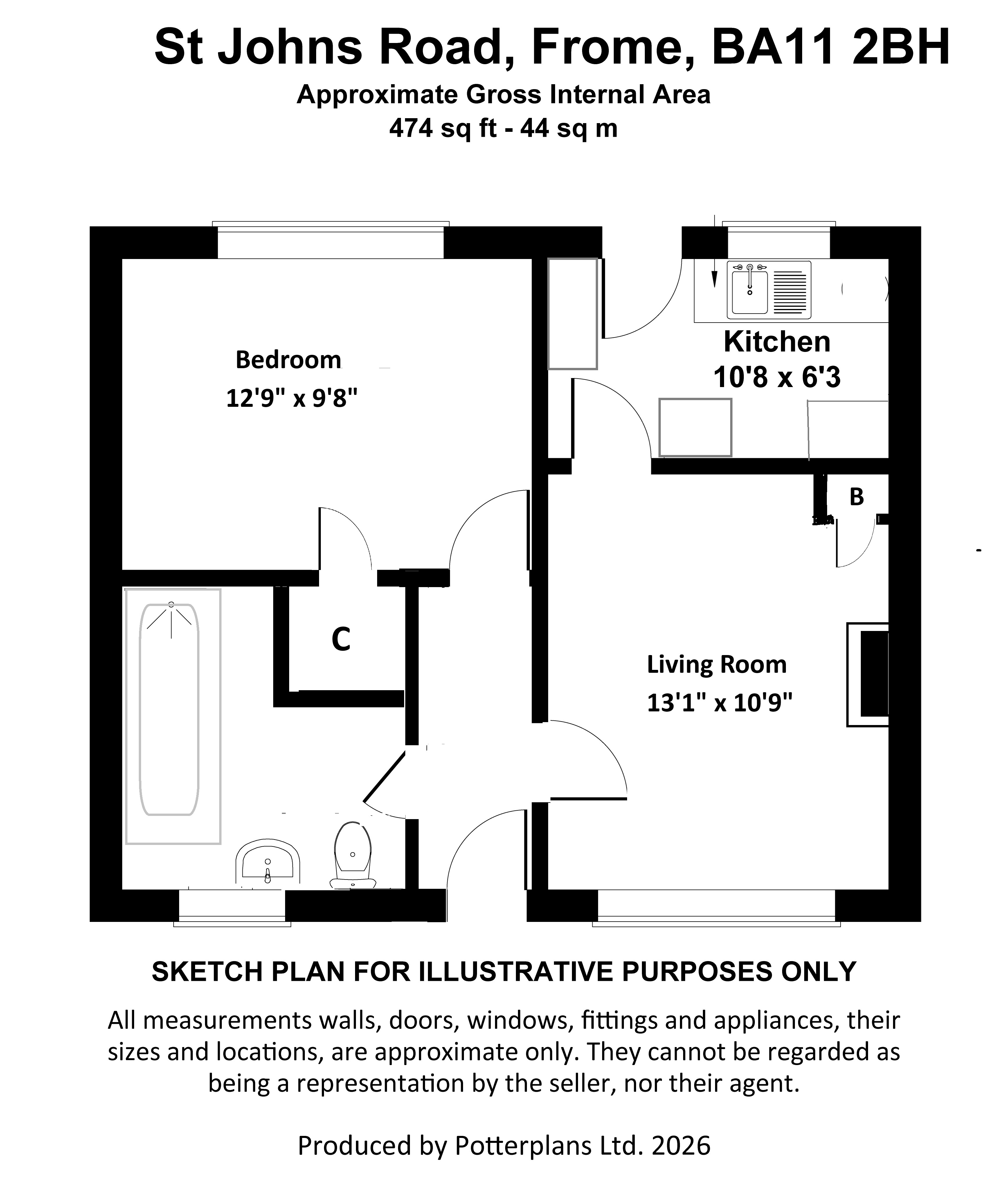 158, St. Johns Road, Somerset floorplan