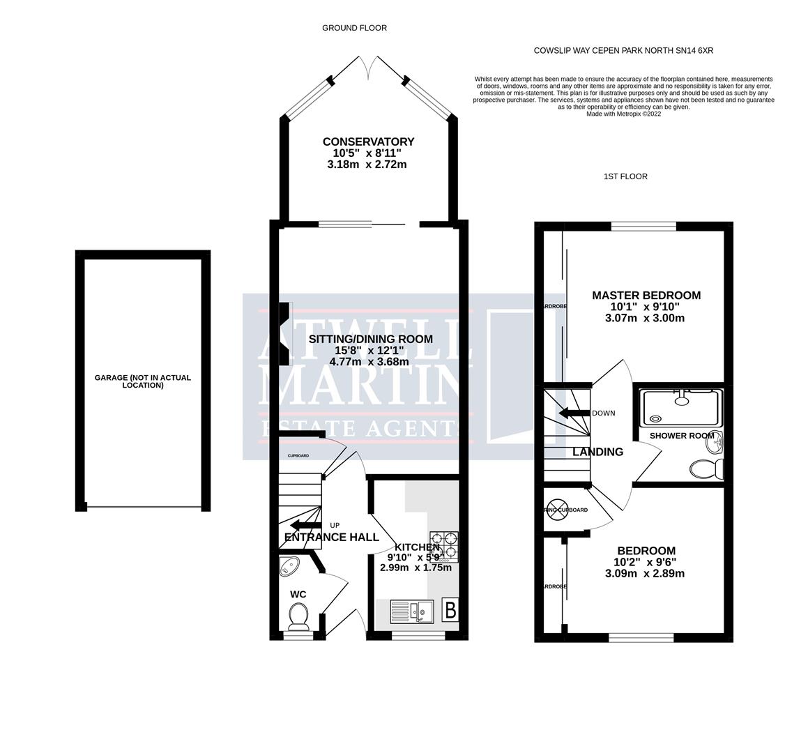 Cowslip Way, Chippenham SN14, 2 bedroom terraced house for sale