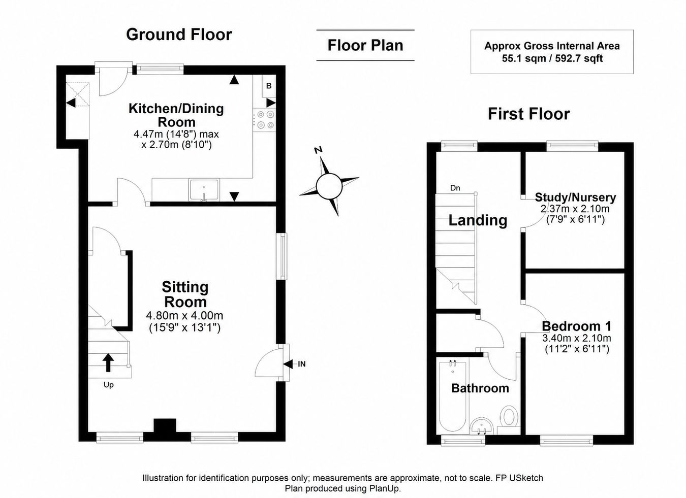 6, Knightwood Court, Brockenhurst floorplan