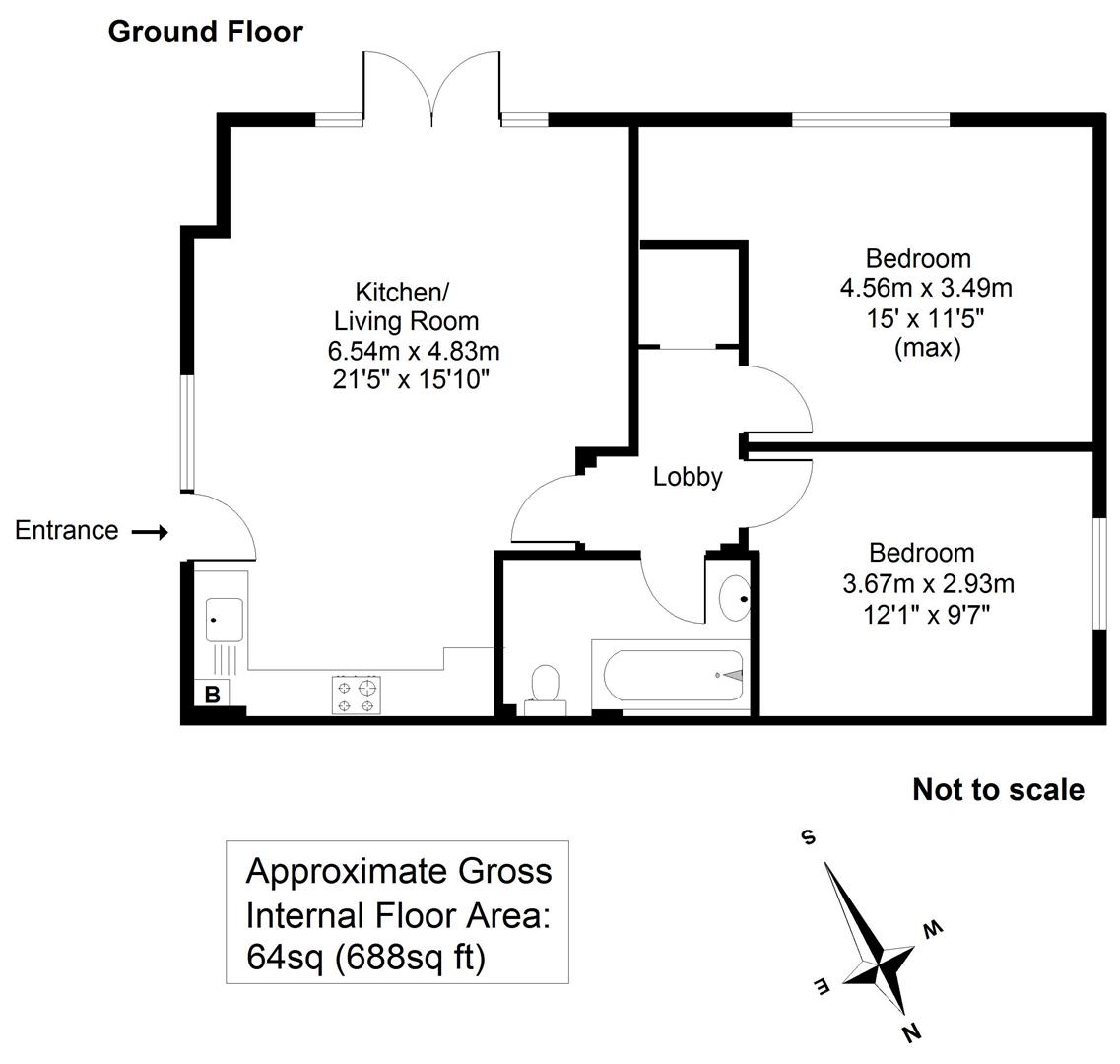 2 Bedrooms Flat for sale in Hersham Road, Hersham, Walton-On-Thames KT12