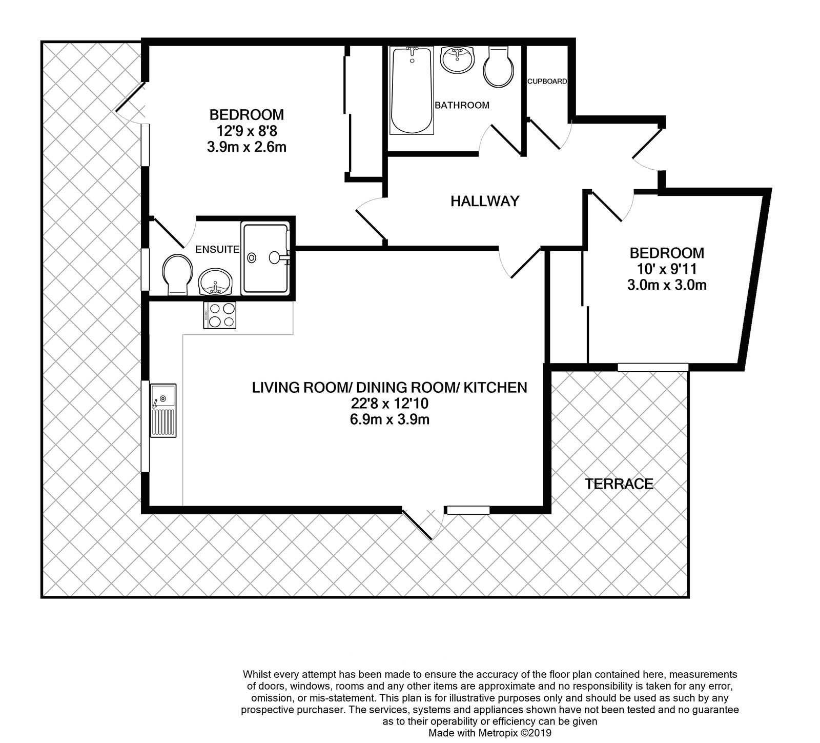 Flat 2,, Belgravia Mansions, Camberley floorplan