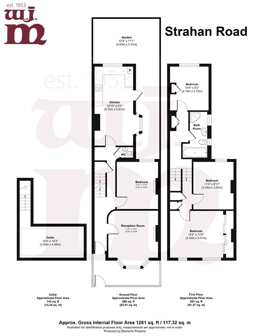 69, Strahan Road, Bow floorplan