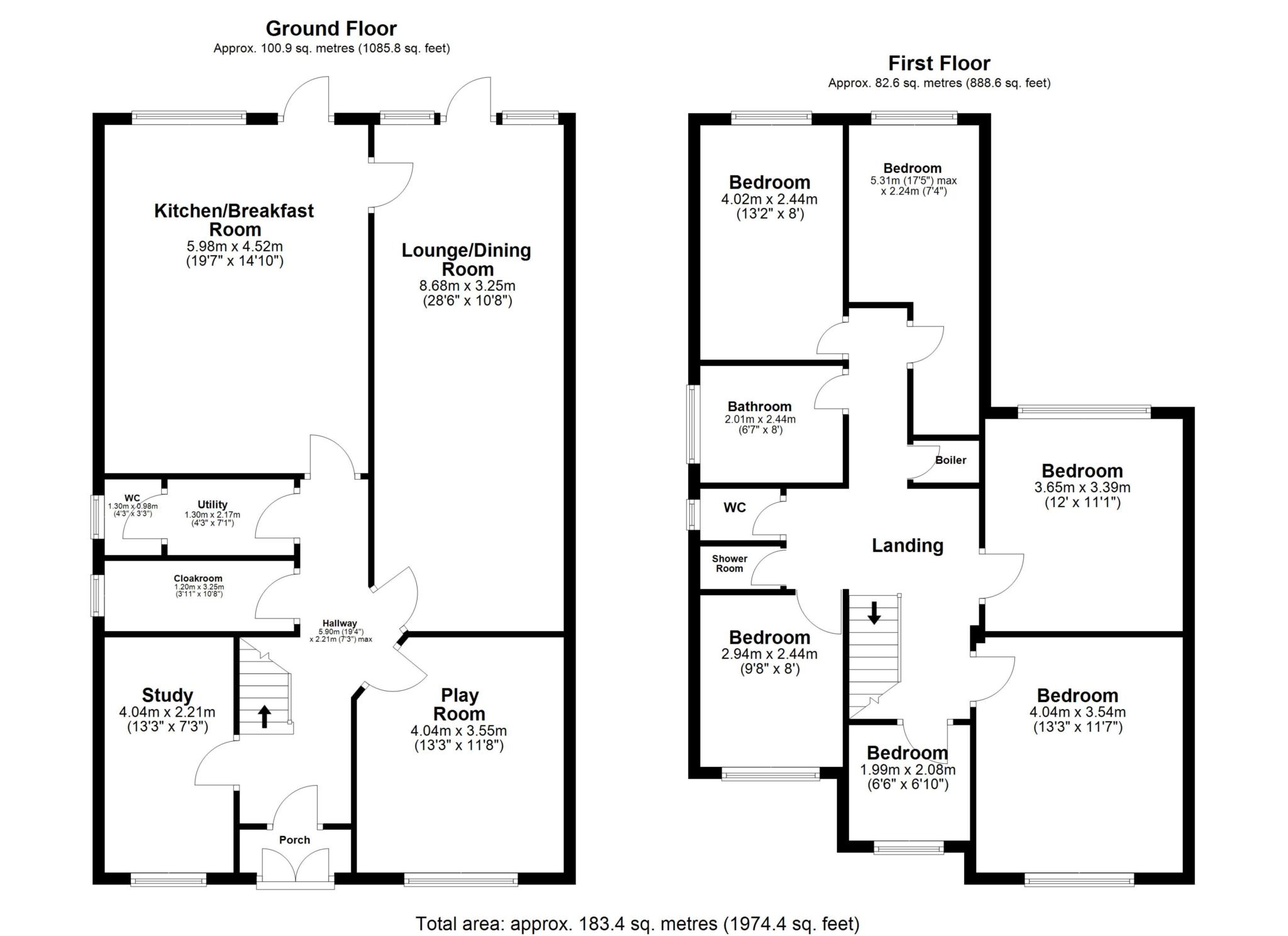 6, Castleton Road, Salford floorplan