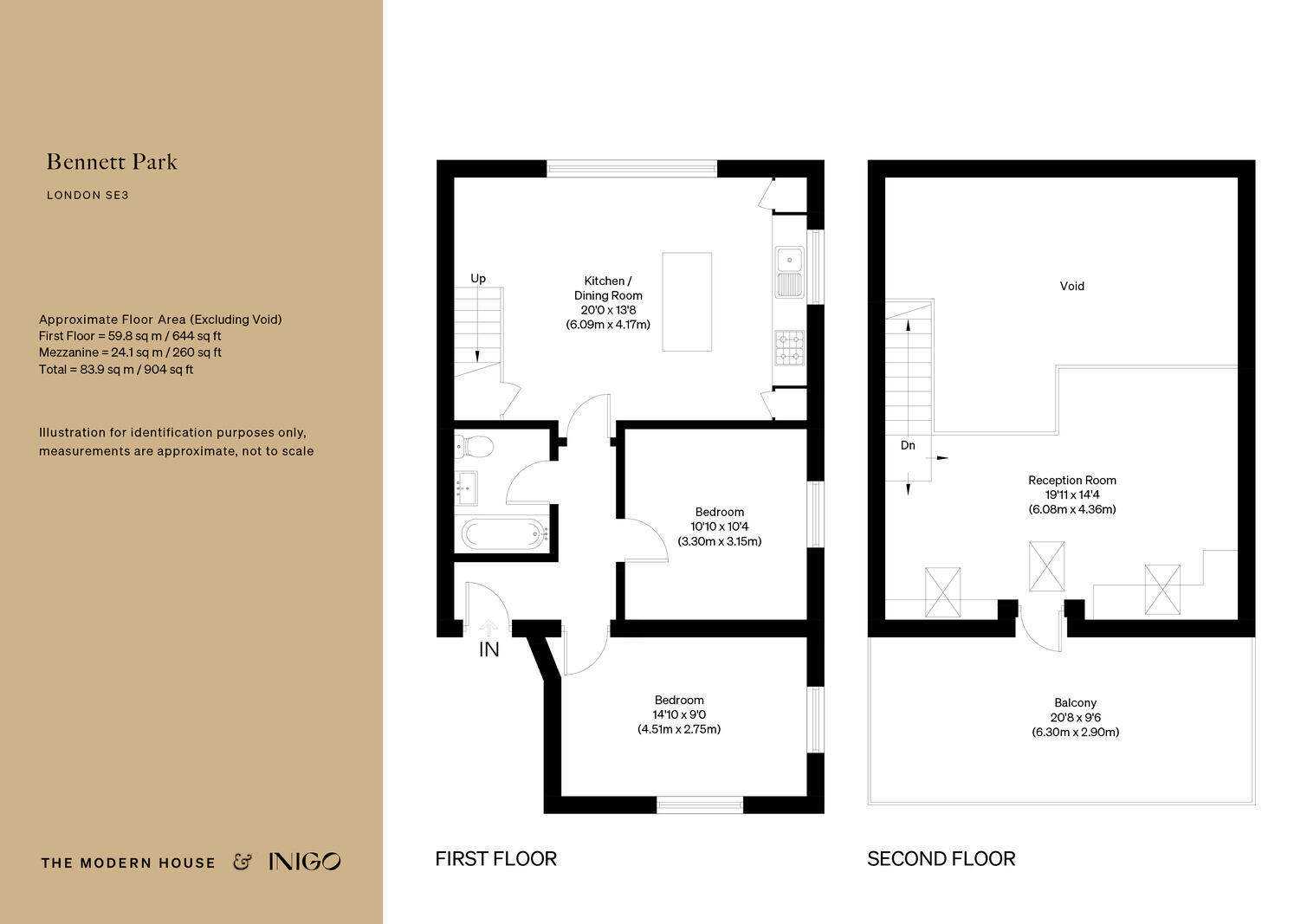 Flat 11, 47, Bennett Park, Blackheath floorplan