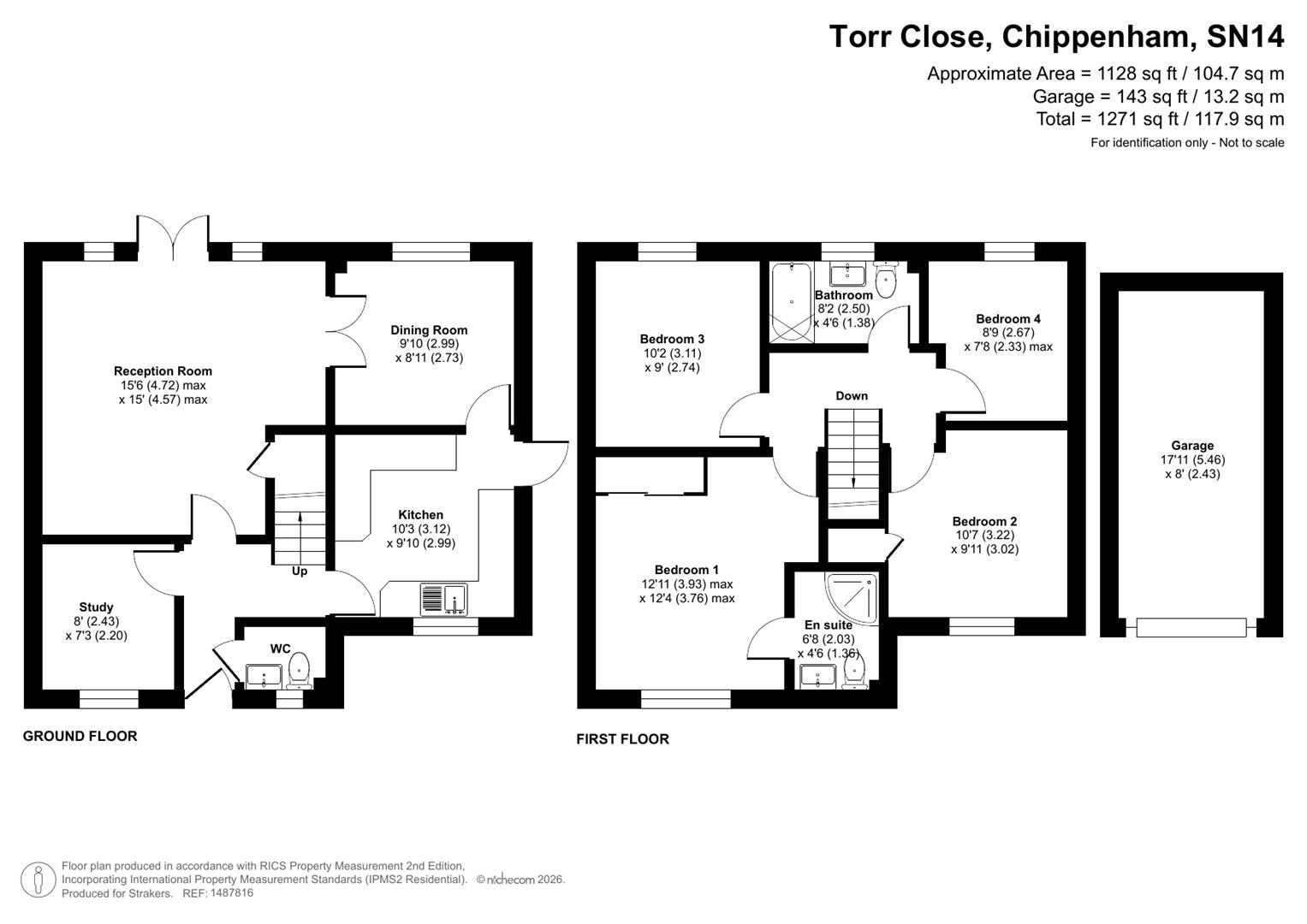 8, Torr Close, Chippenham floorplan