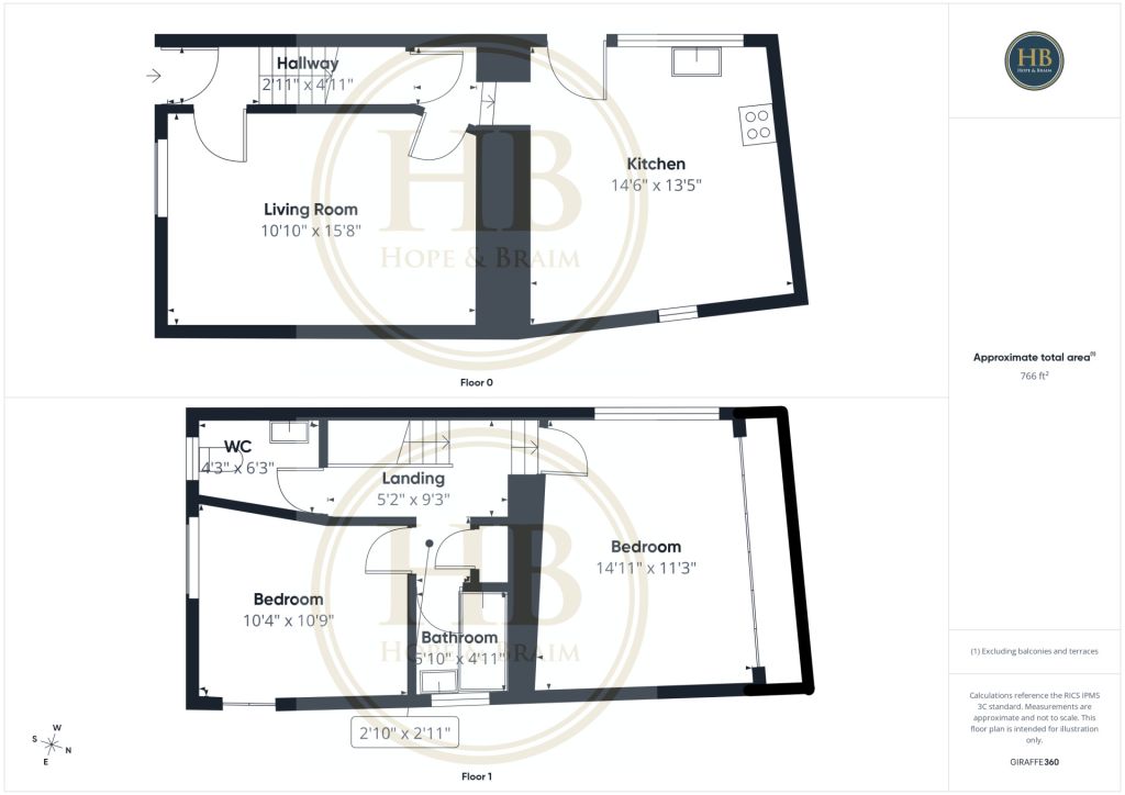 Prospect Cottage, High Street, Whitby floorplan