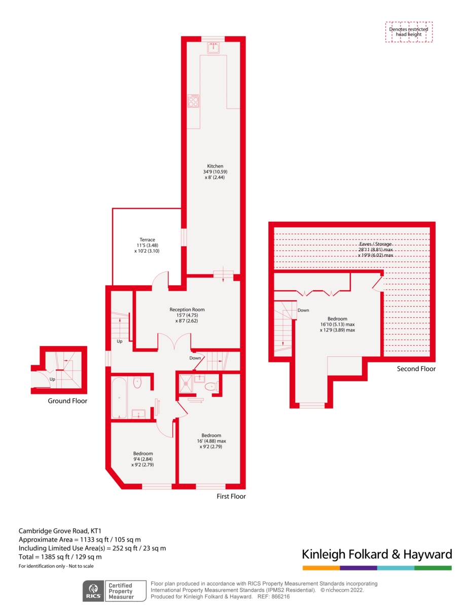 Flat 2, 61, Cambridge Grove Road, Kingston Upon Thames floorplan